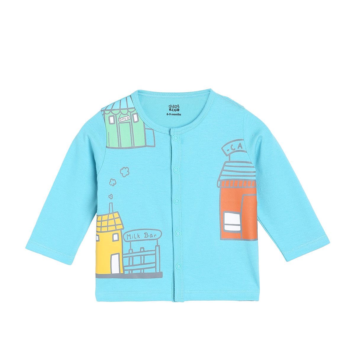 Boys Peach Front Open Vest