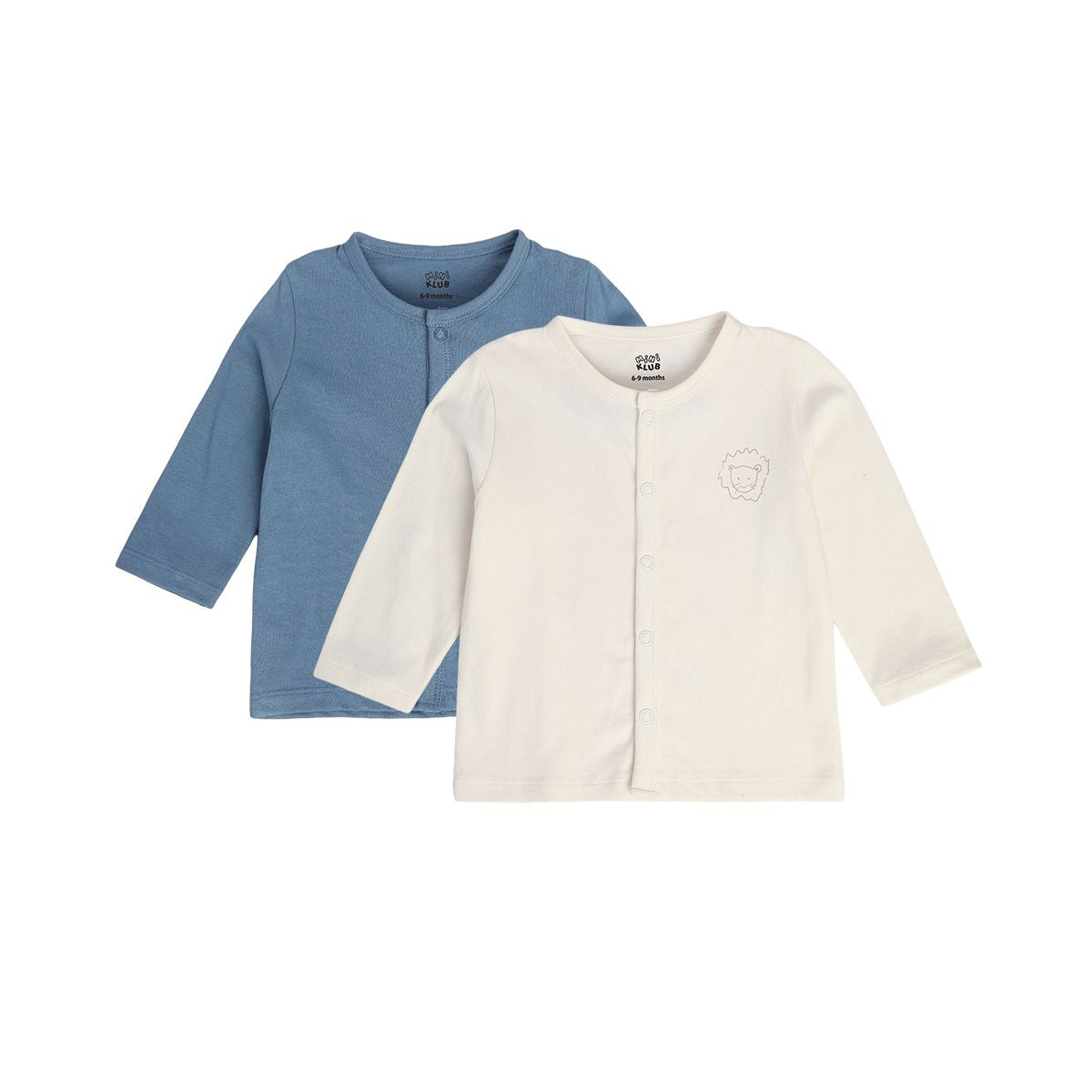 Boys Multicolor Pack Of 2 Front Open Vest