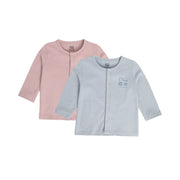 Boys Multicolor Pack Of 2 Front Open Vest