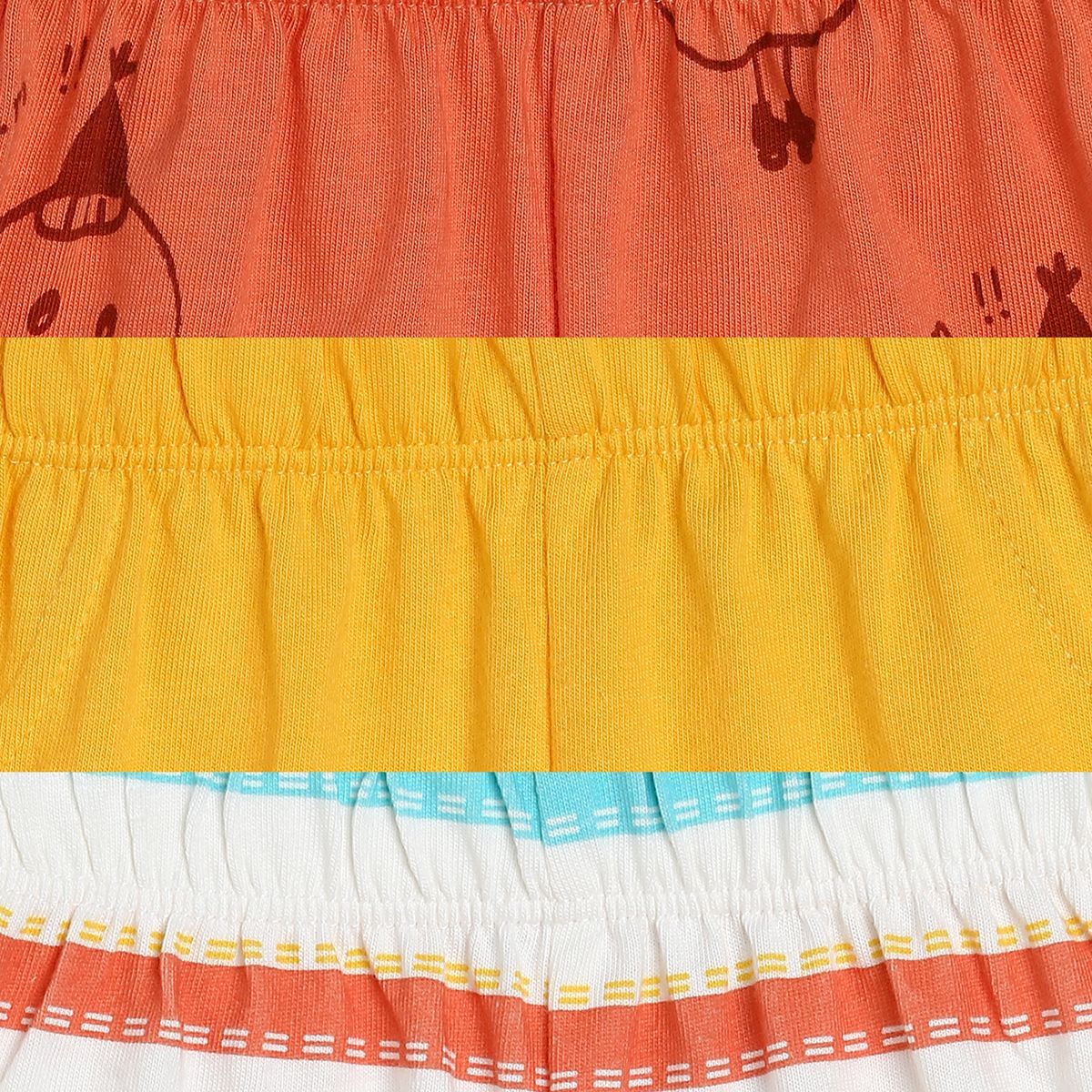 Boys Multicolor Pack Of 3 Knit Bottom