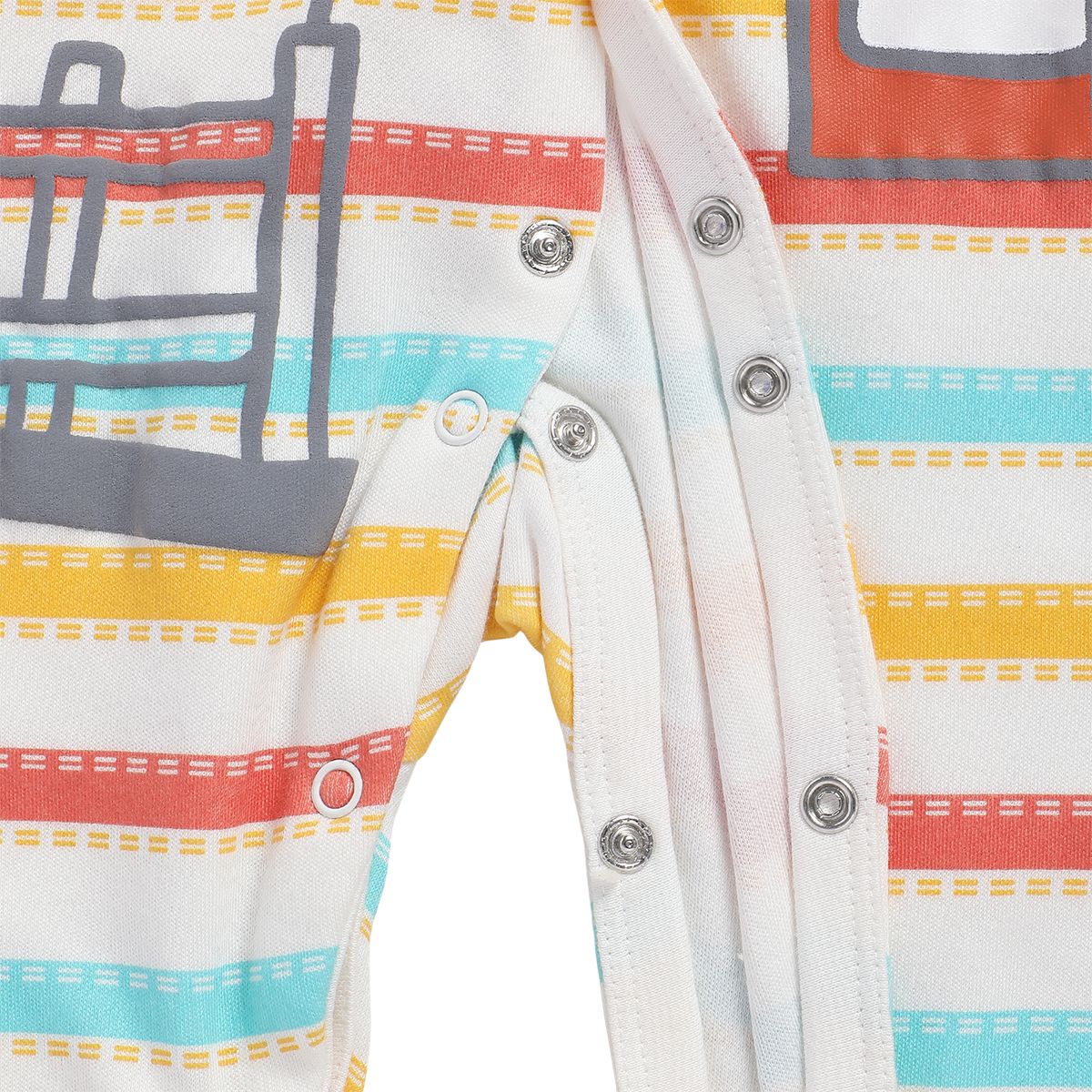 Boys Multicolor Pack Of 2 Sleep Suit