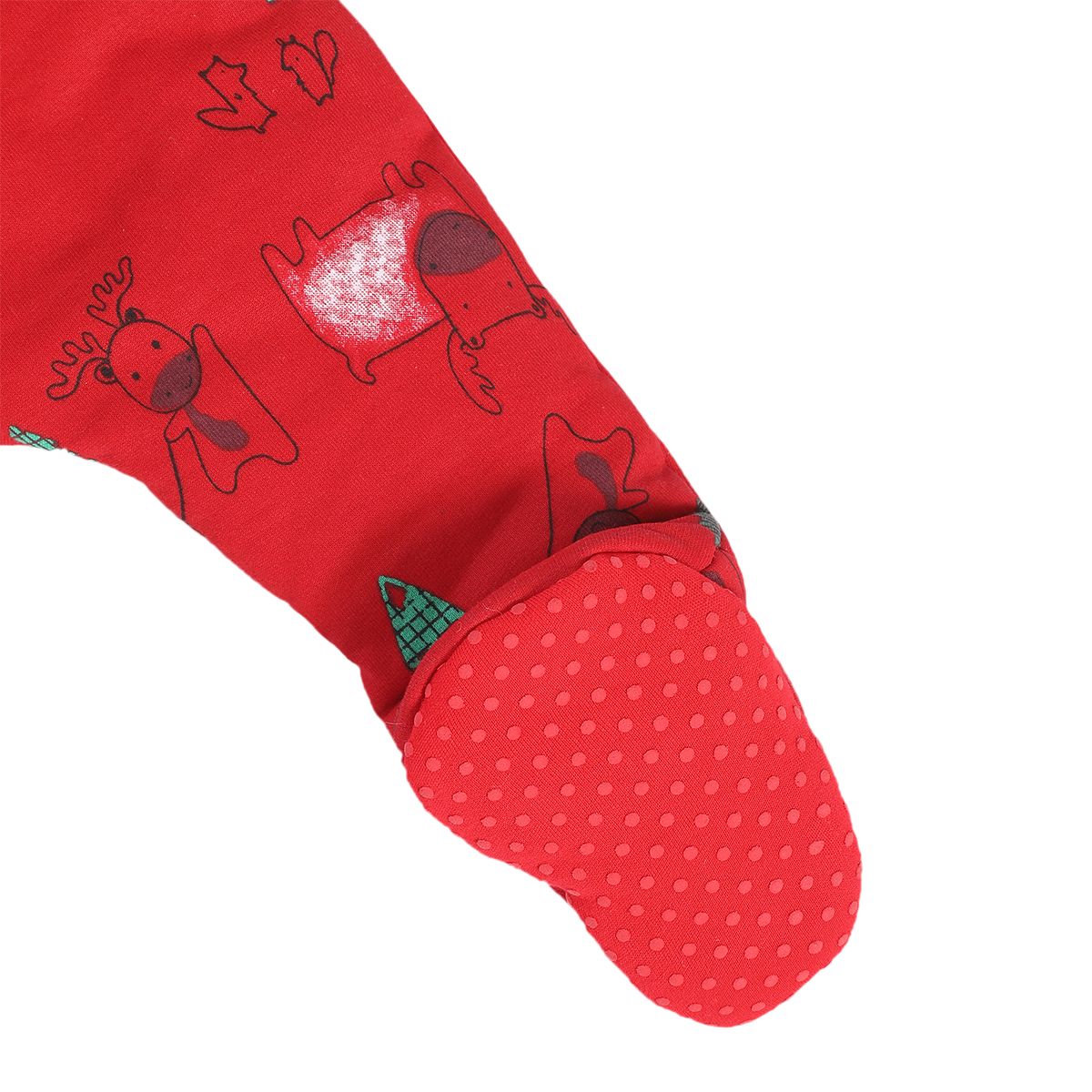 Boys Red Pack Of 1 Sleep Suit