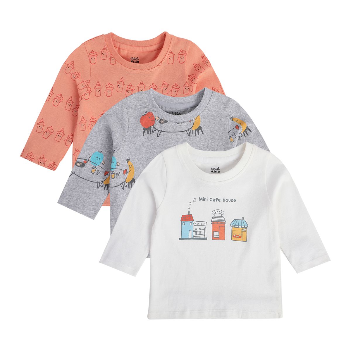 Boys Multicolor Pack Of 3 T-Shirt