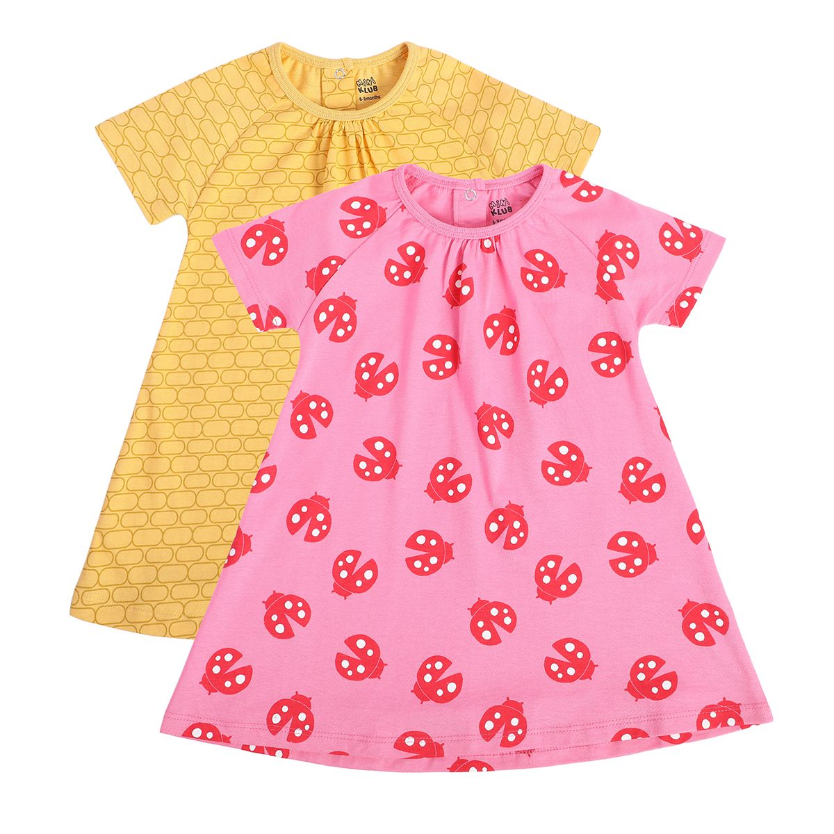 Girls Multicolor Pack Of 2 Dress