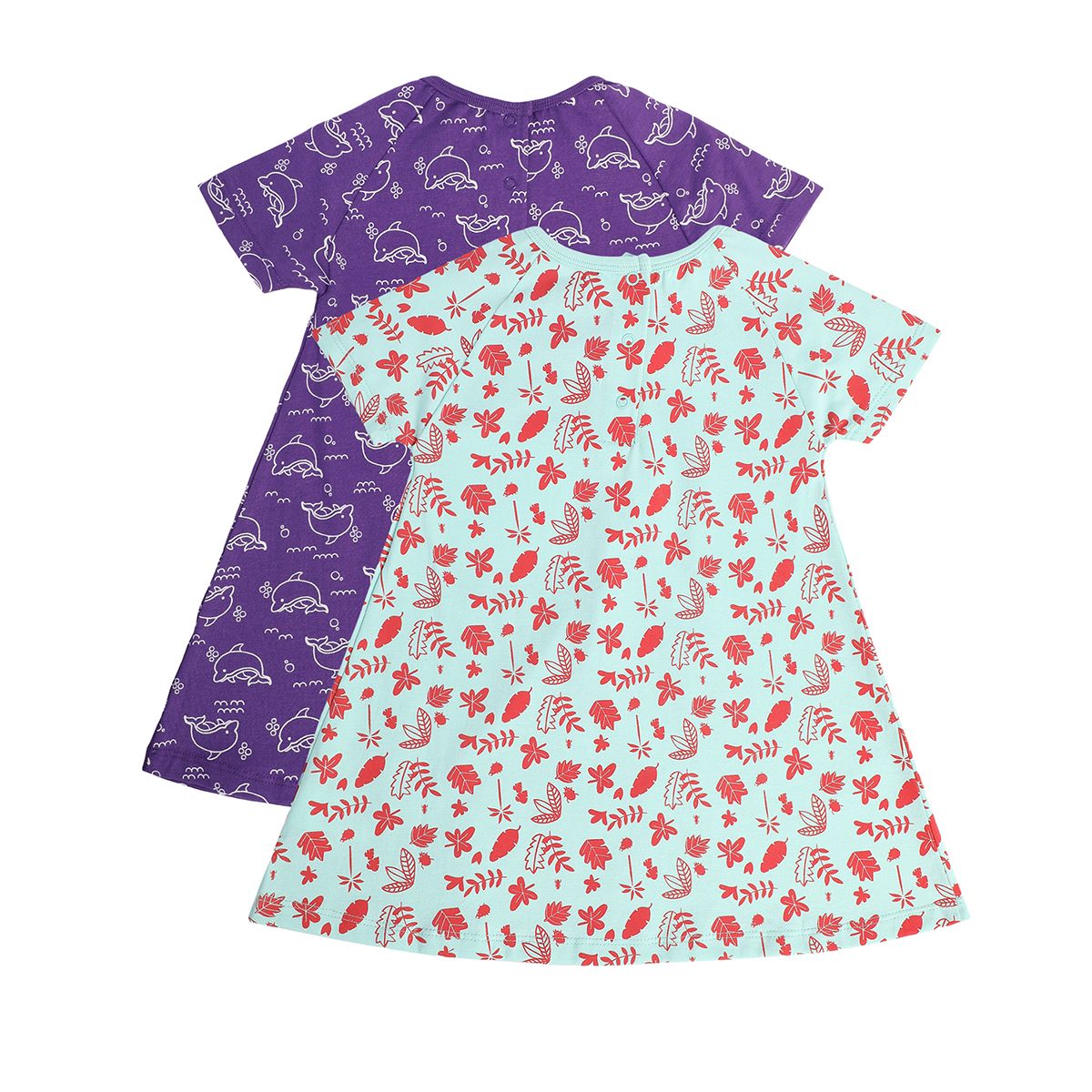 Girls Multicolor Pack Of 2 Dress