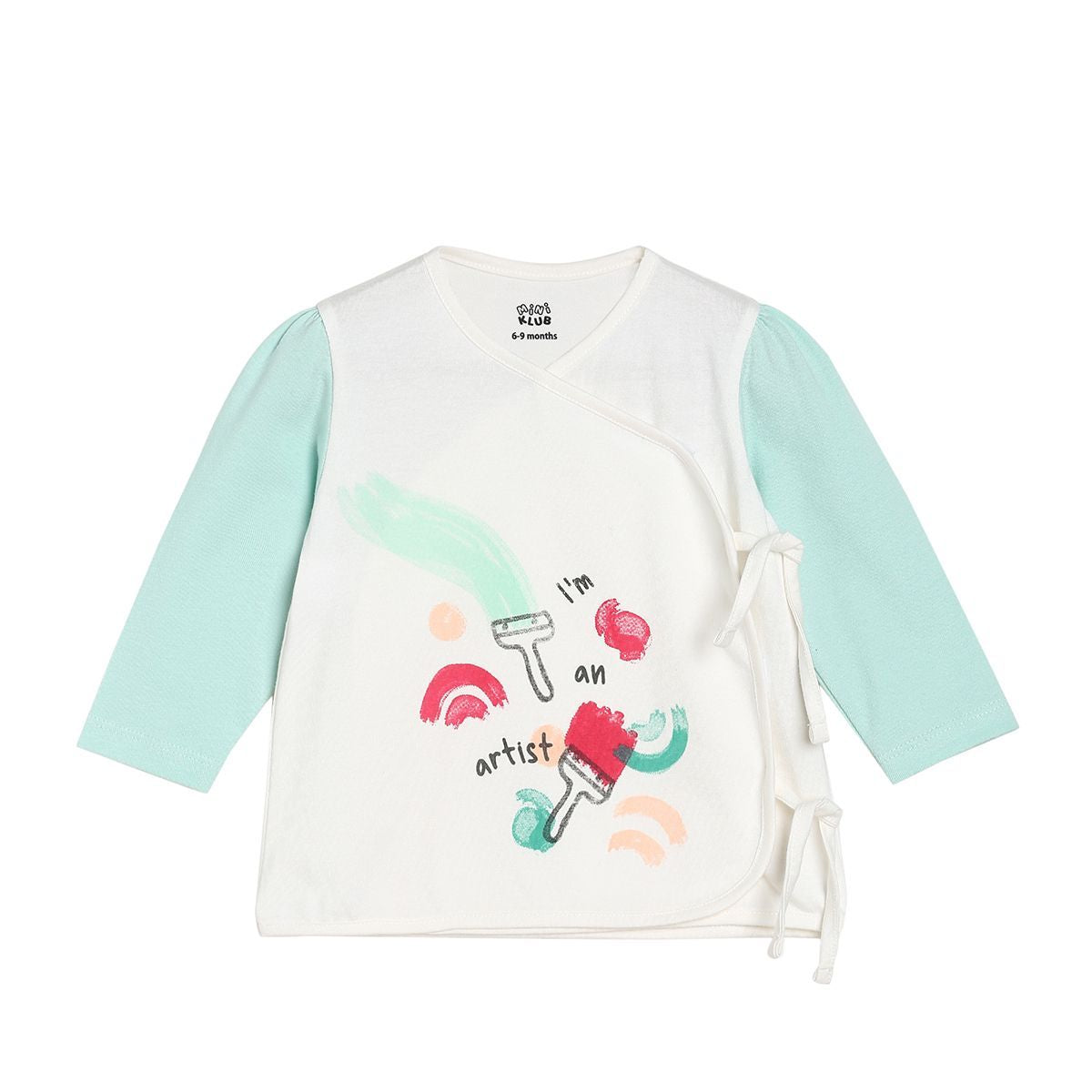 Girls Orange Front Open Vest