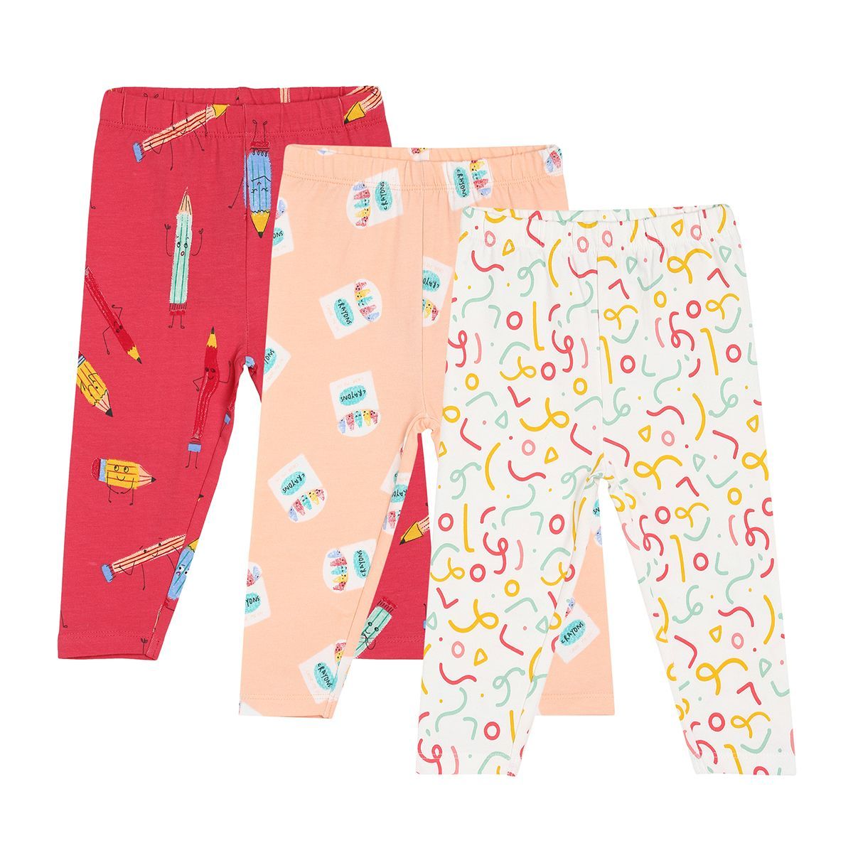 Girls Red Legging