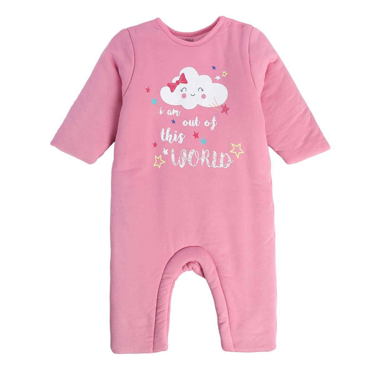 Girls Pink Pack Of 1 Romper