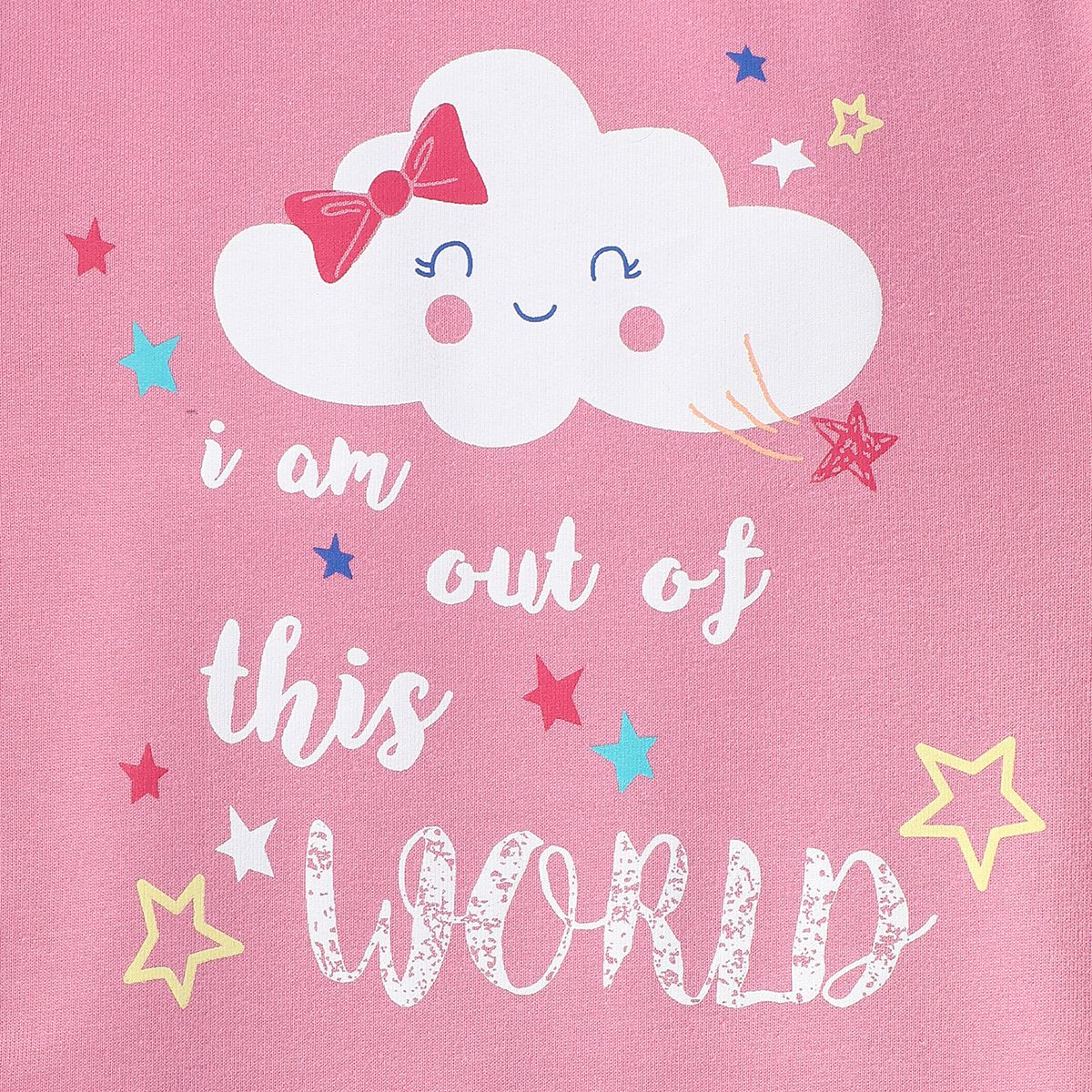 Girls Pink Pack Of 1 Romper