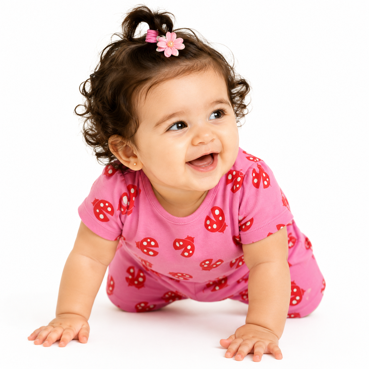 Girls Multicolor Pack Of 2 Romper