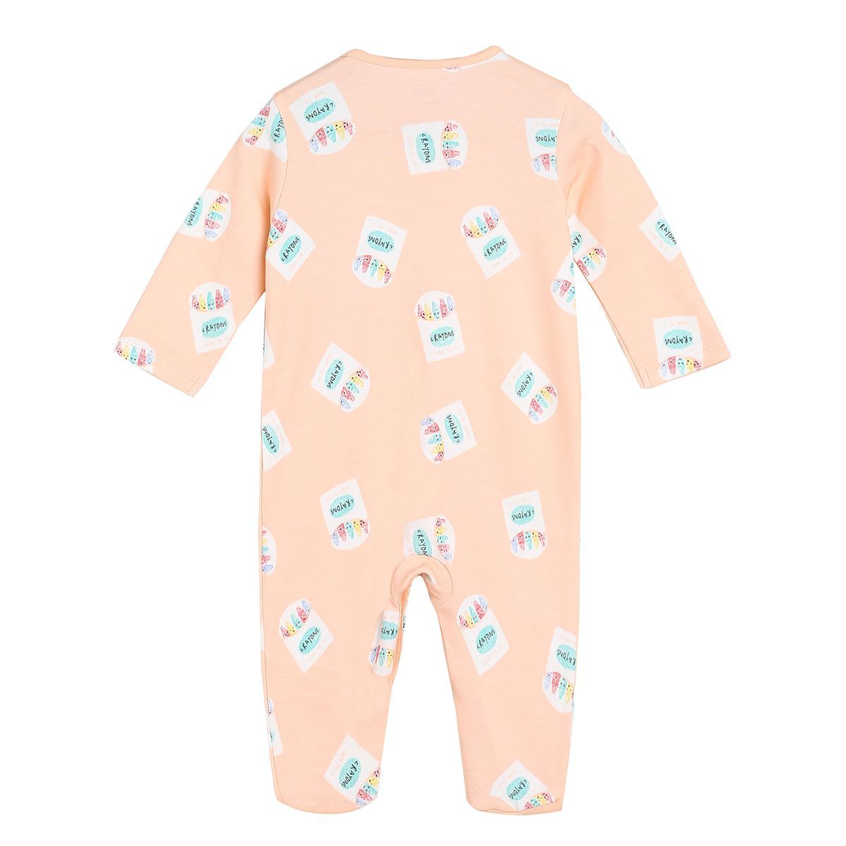 Girls Multicolor Pack Of 2 Sleep Suit