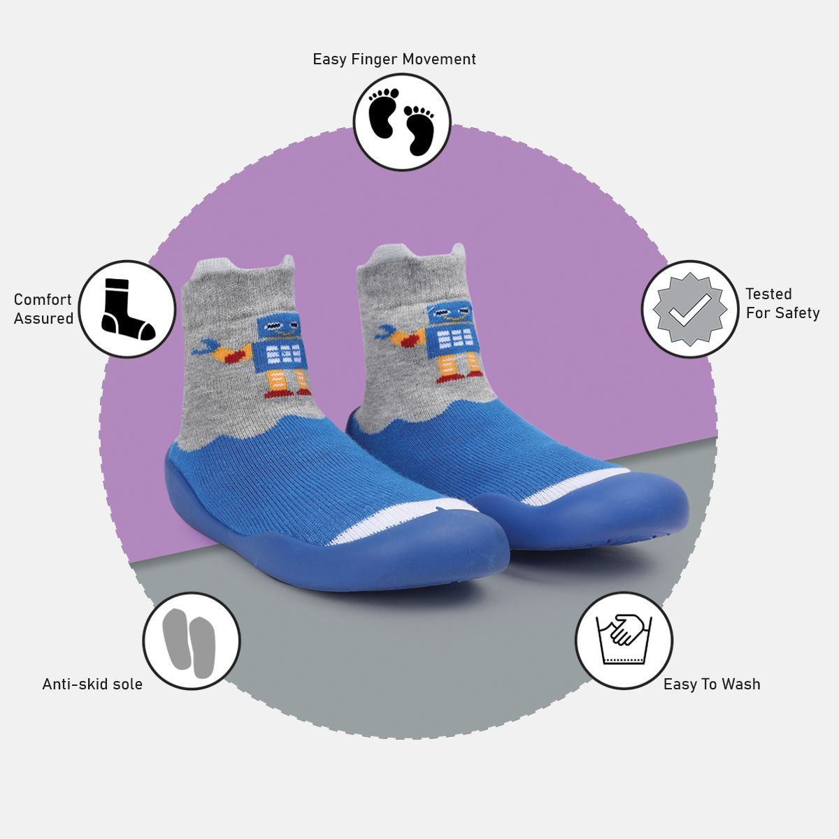 Unisex Blue Moccains