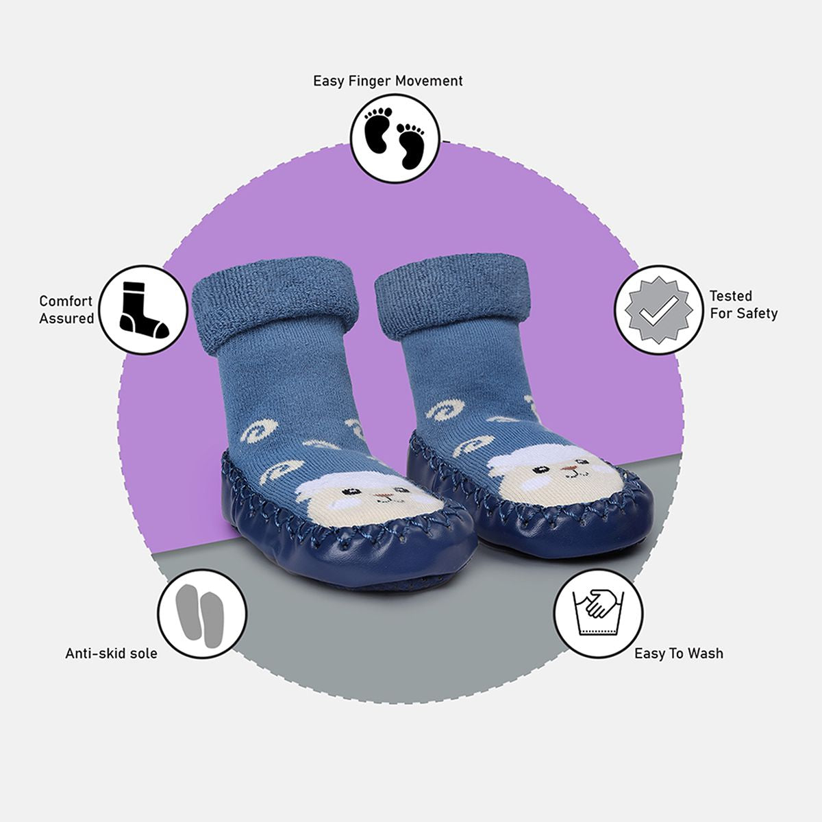 Unisex Blue Moccains
