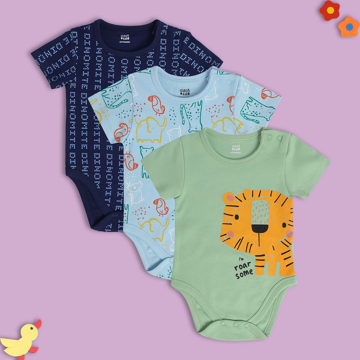 Boys Multi Body Suit