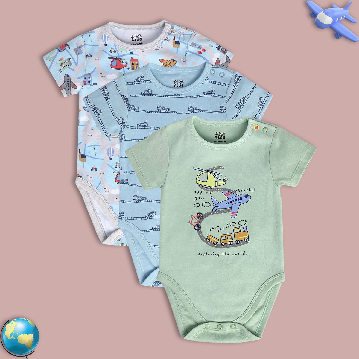 Boys Multi Body Suit