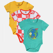 Boys Orange/Green/Red Body Suit