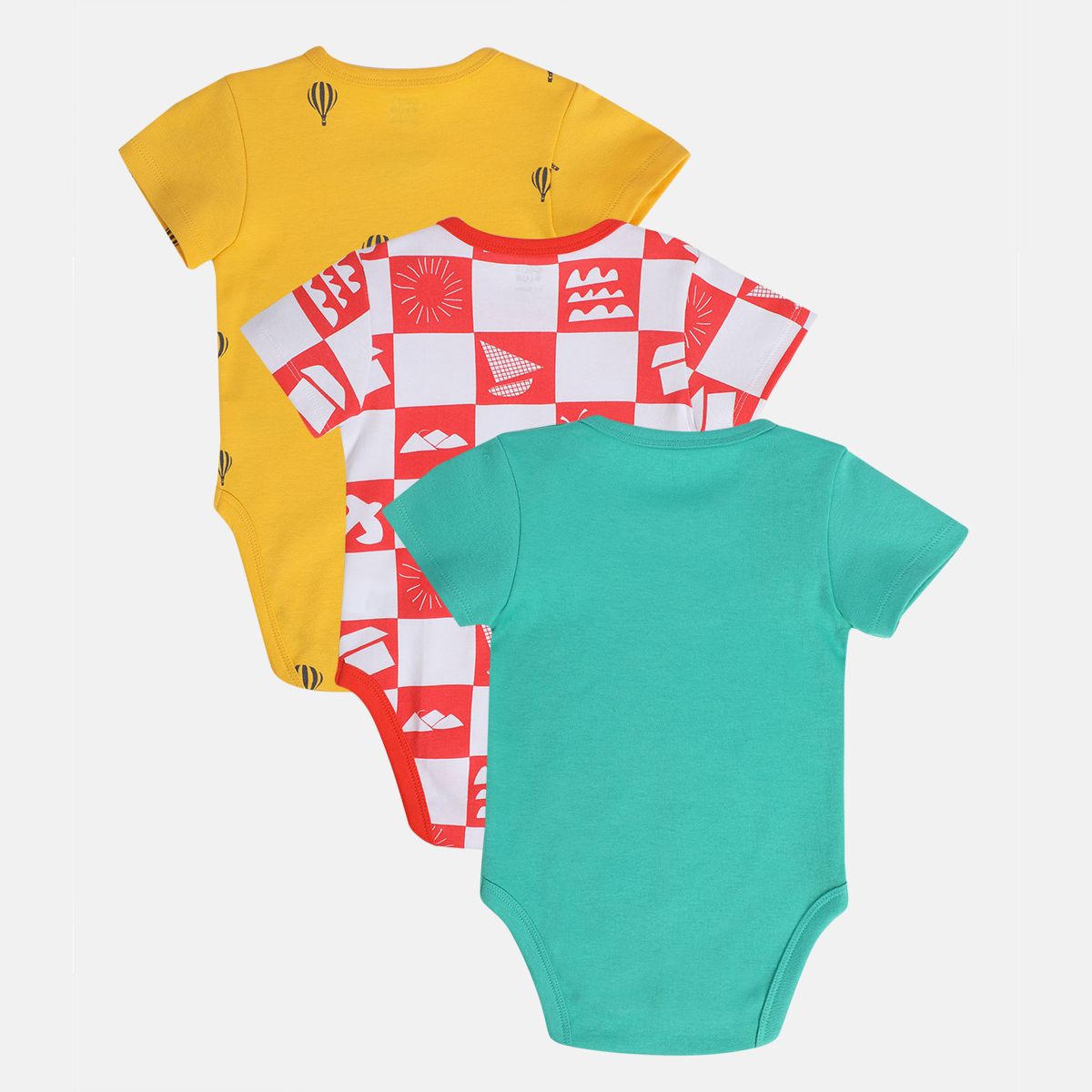 Boys Orange/Green/Red Body Suit