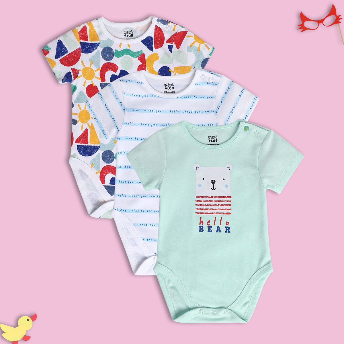 Boys Multi Body Suit