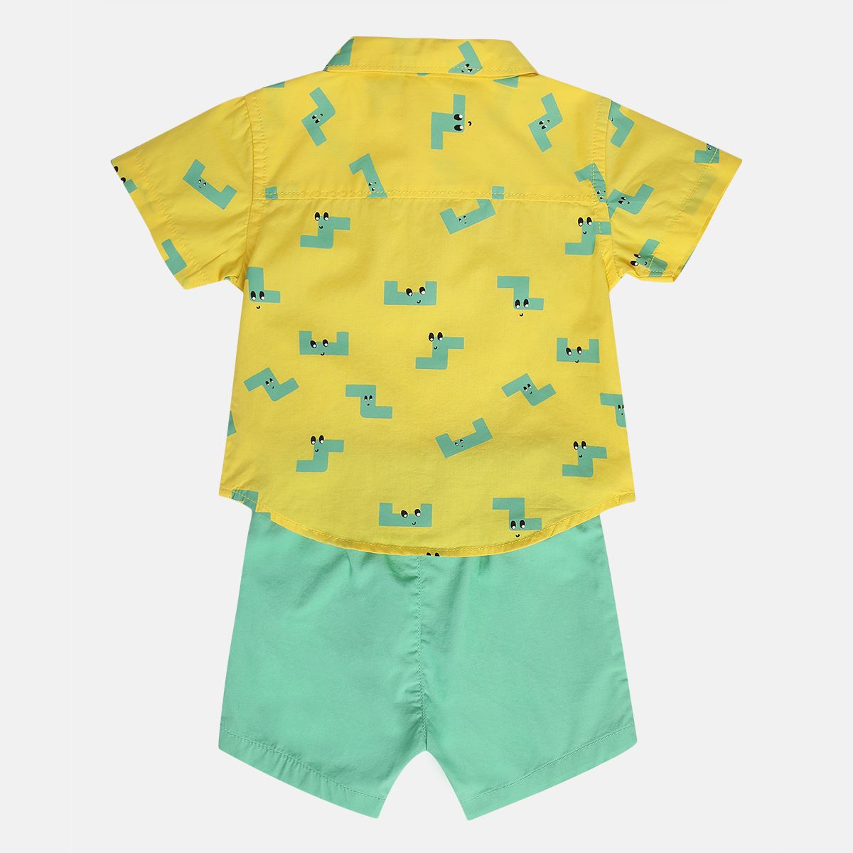 Boys Yellow Pack Of 2 Top And Bottom