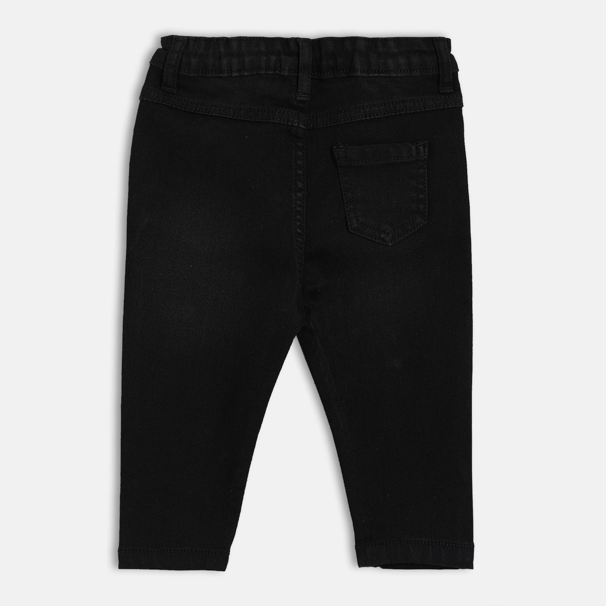 Baby Boys Black Denim Pant Regular Fit Casual Wear