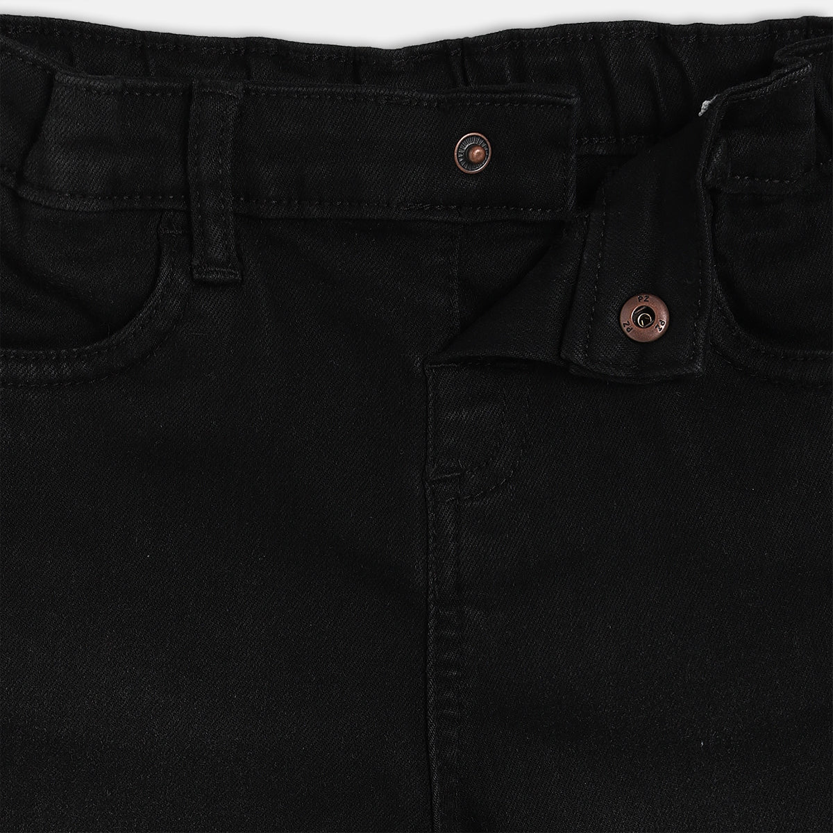 Baby Boys Black Denim Pant Regular Fit Casual Wear