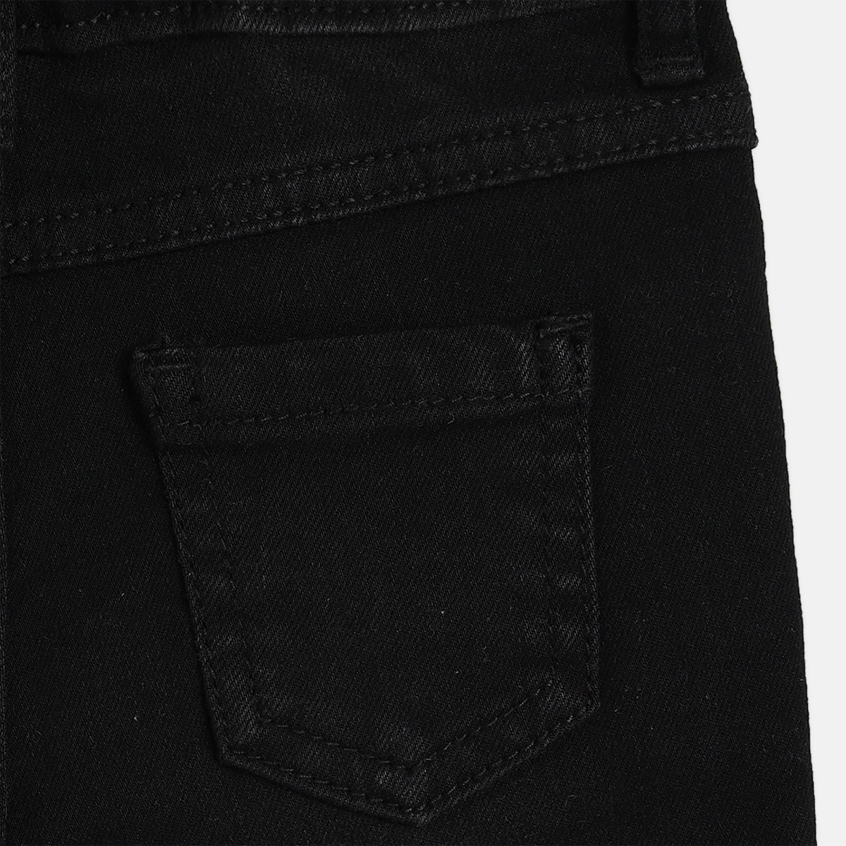 Baby Boys Black Denim Pant Regular Fit Casual Wear
