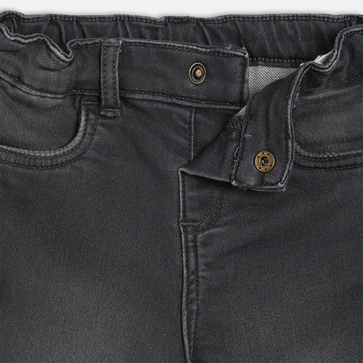 Boys Grey Denim Pant