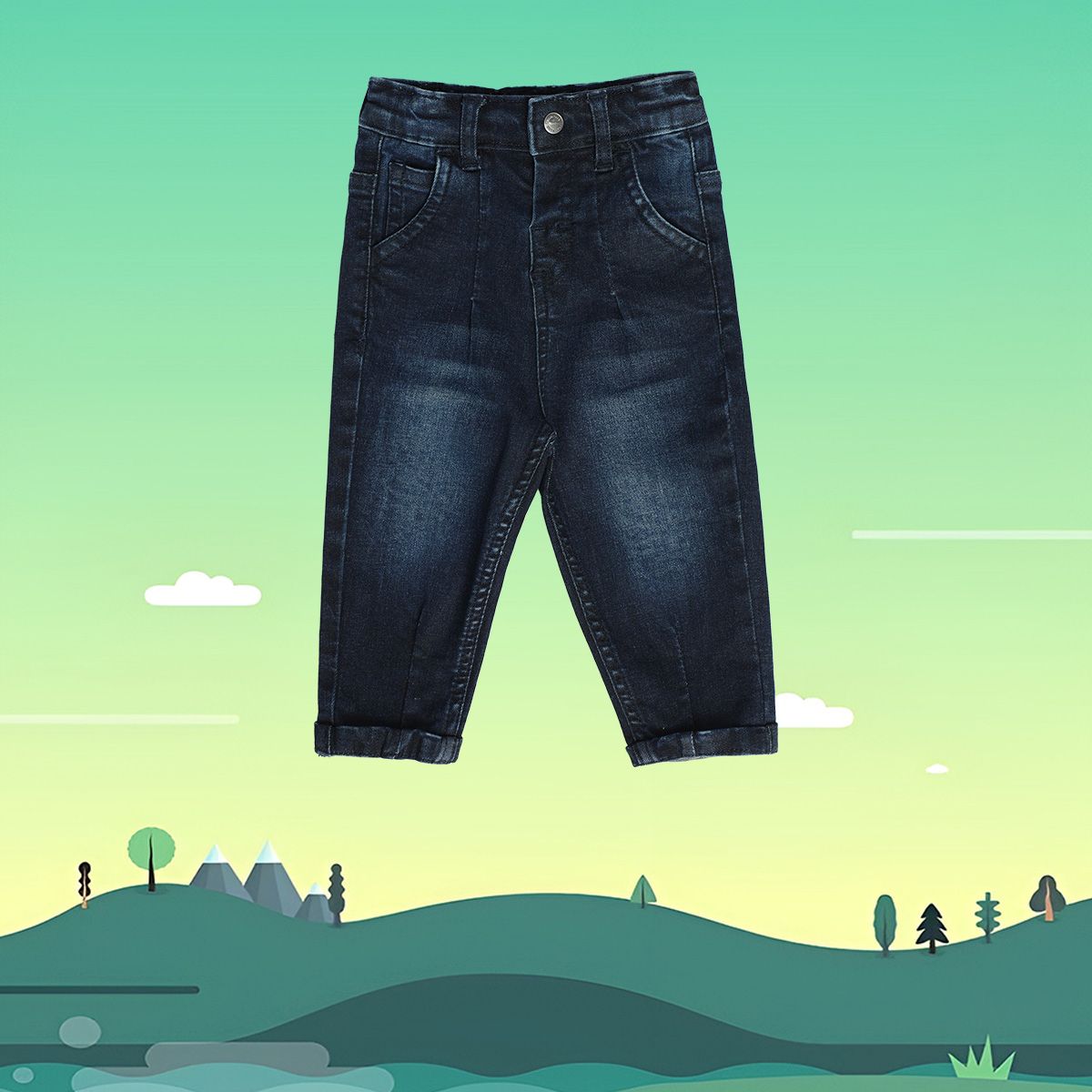 Boys Blue Pack Of 1 Denim Pant