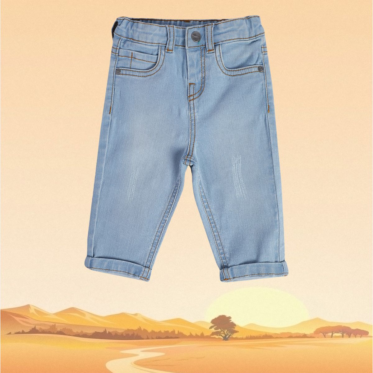 Boys Blue Pack Of 1 Denim Pant