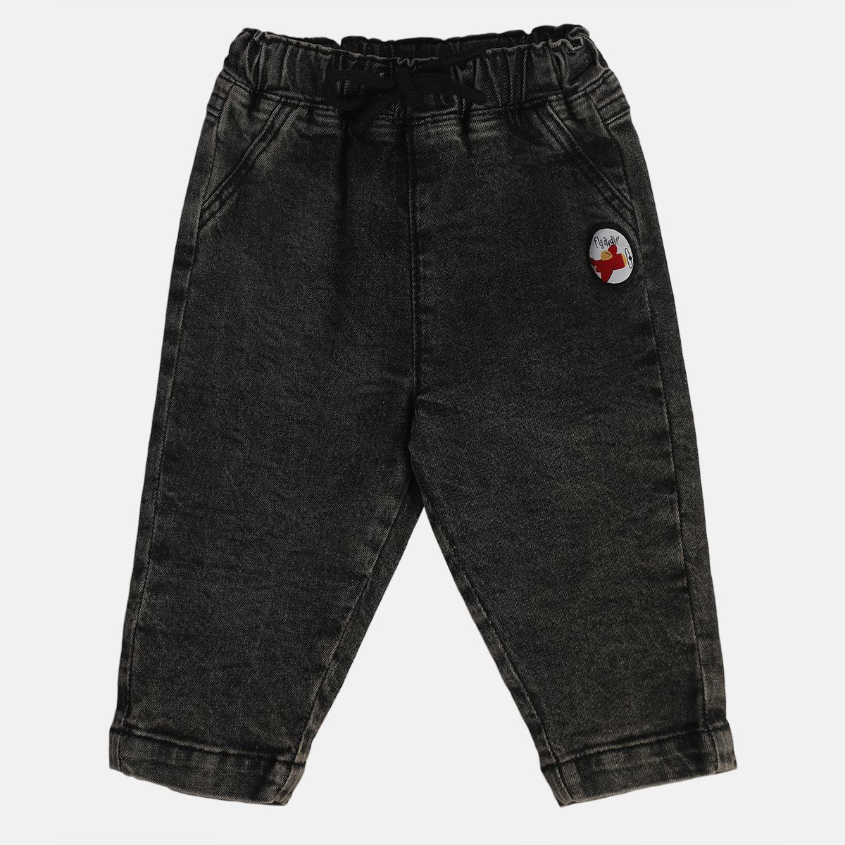 Boys Black Denim Pant