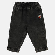 Boys Black Denim Pant