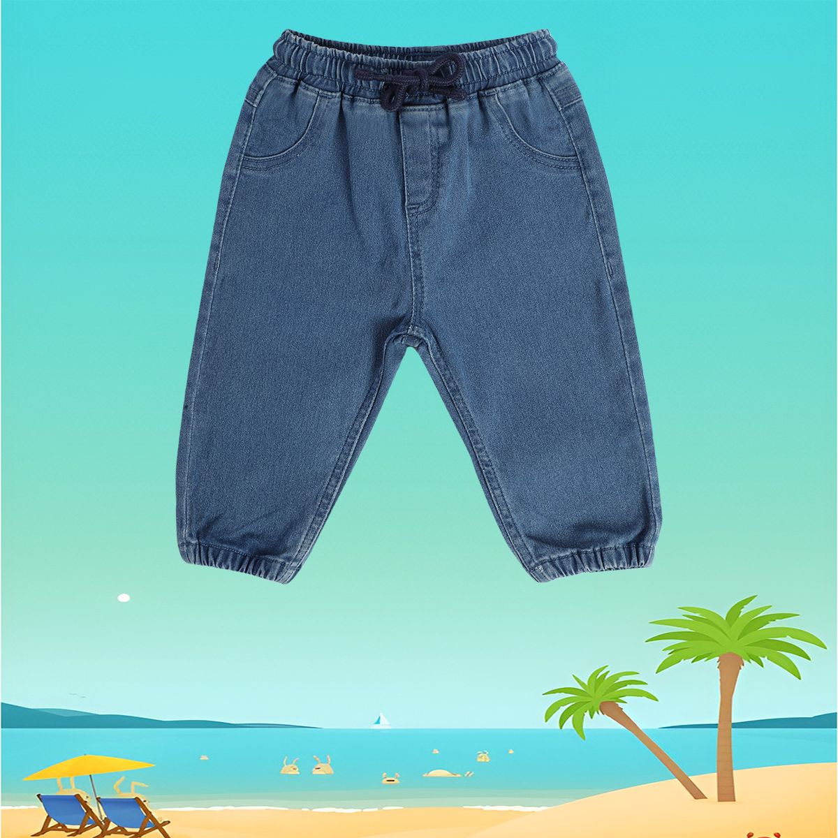 Boys Blue Pack Of 1 Denim Pant