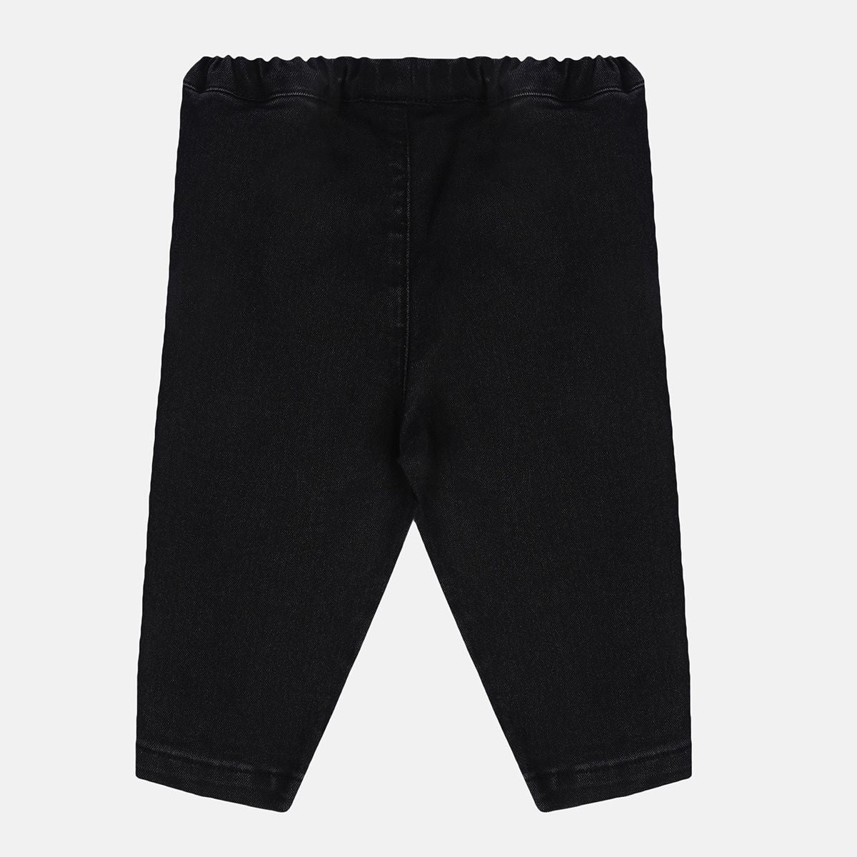 Boys Black Pack Of 1 Denim Pant