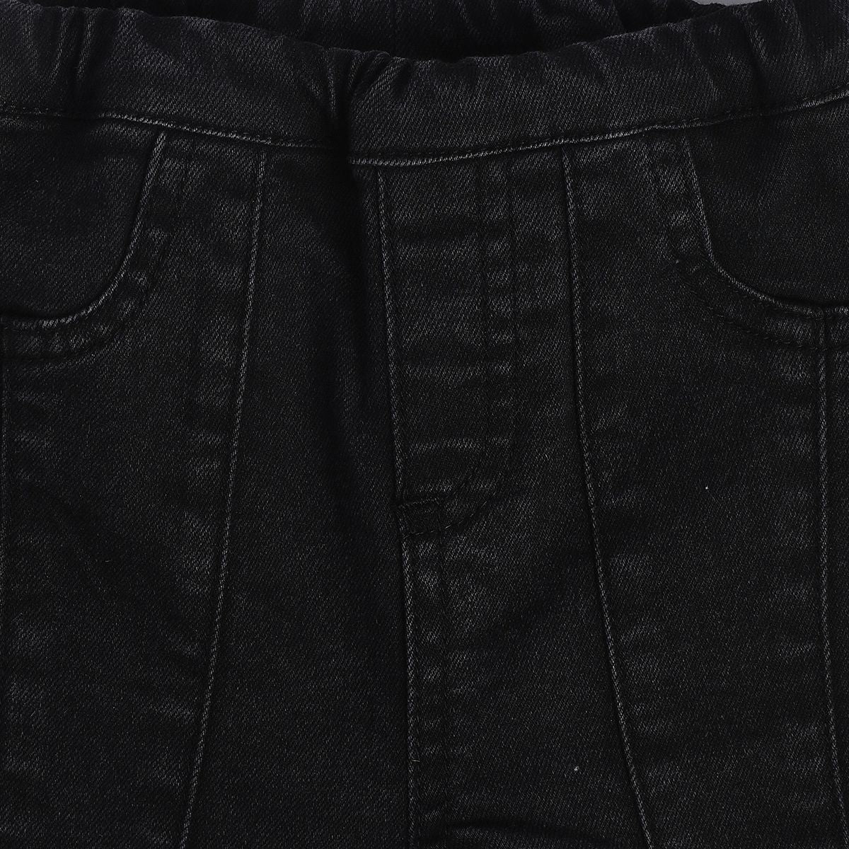 Boys Black Pack Of 1 Denim Pant