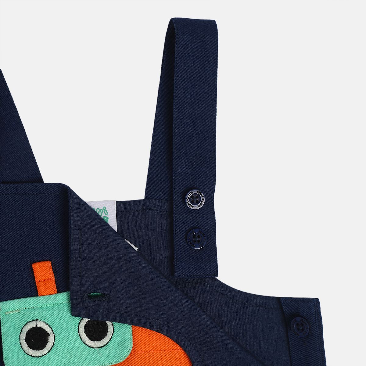 Boys Navy Pack Of 2 Dungaree Set