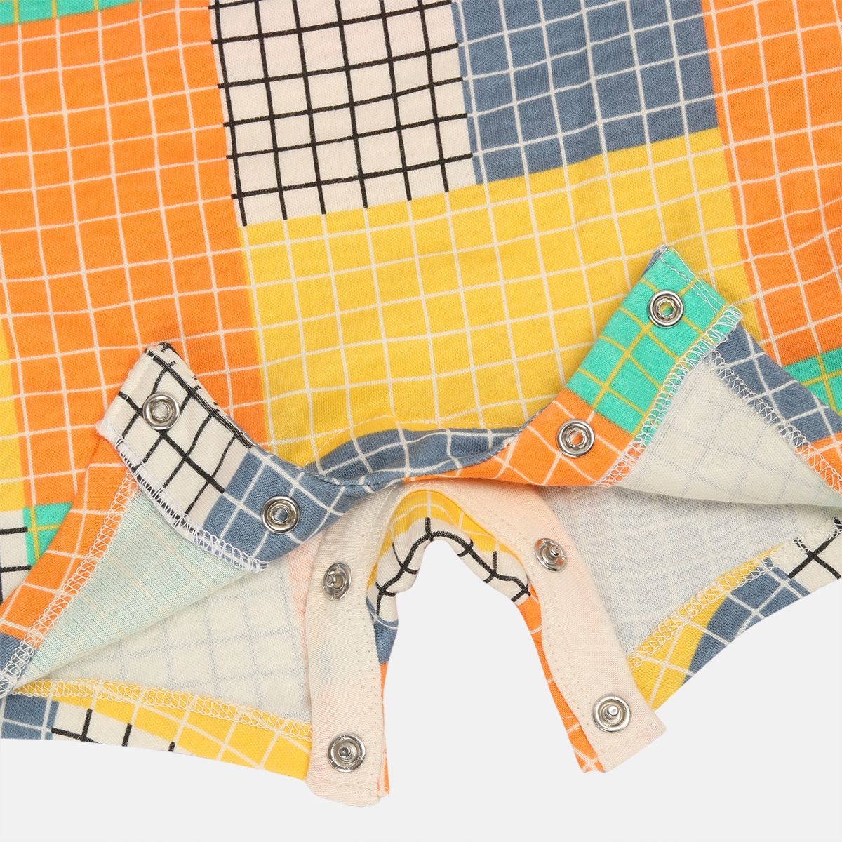 Boys Orange Dungaree Set