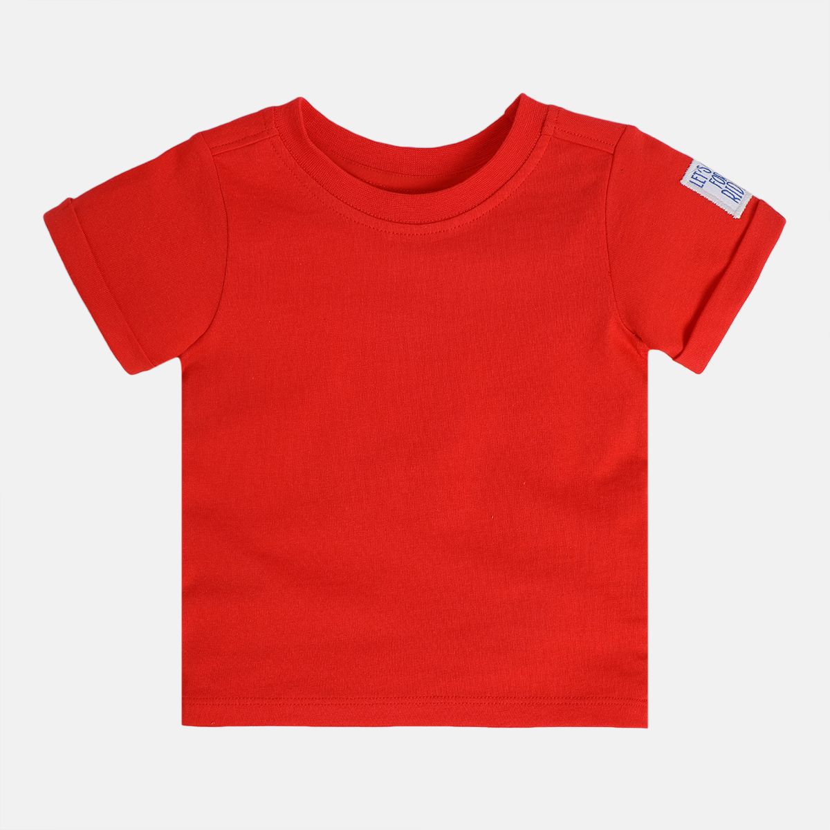 Boys Red Short Sleeve Dungaree Set