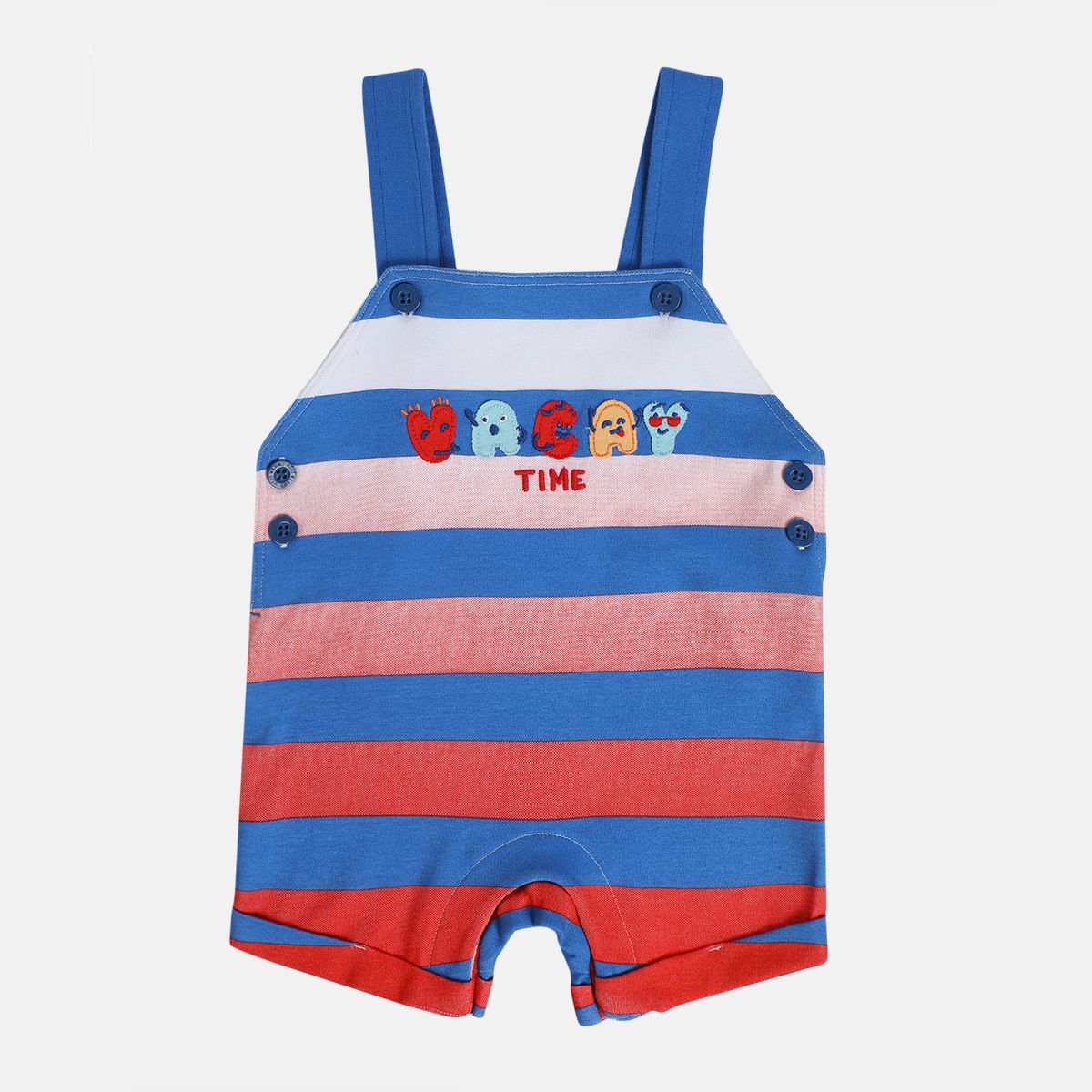 Boys Red Pack Of 2 Dungaree Set