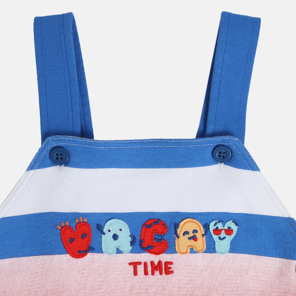 Boys Red Pack Of 2 Dungaree Set