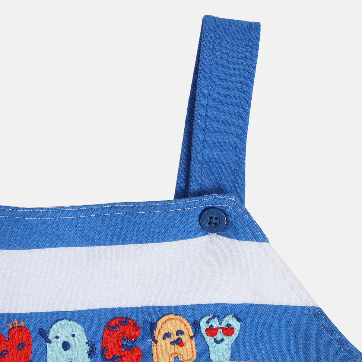 Boys Red Pack Of 2 Dungaree Set