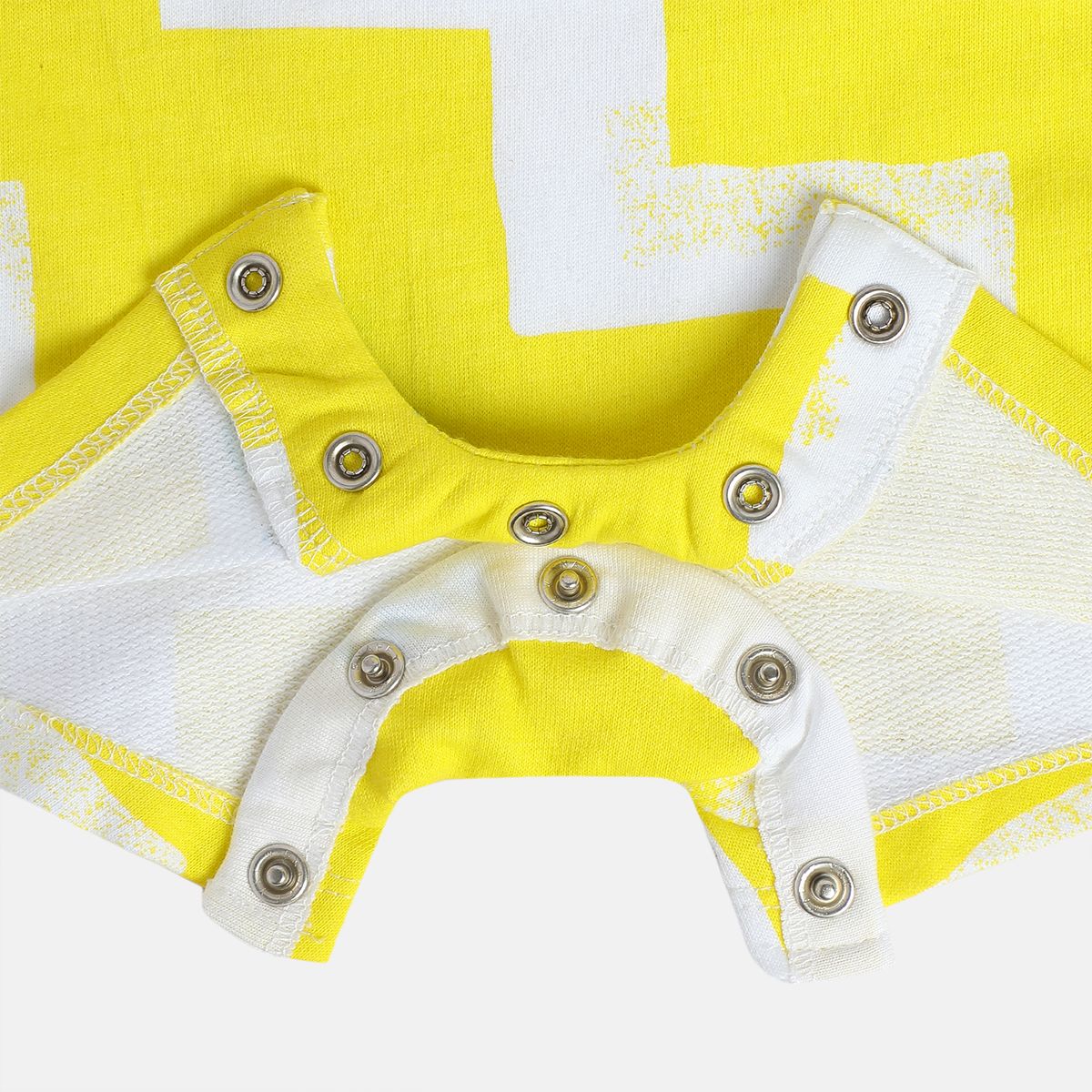 Boys Yellow Short Sleeve Dungaree Set
