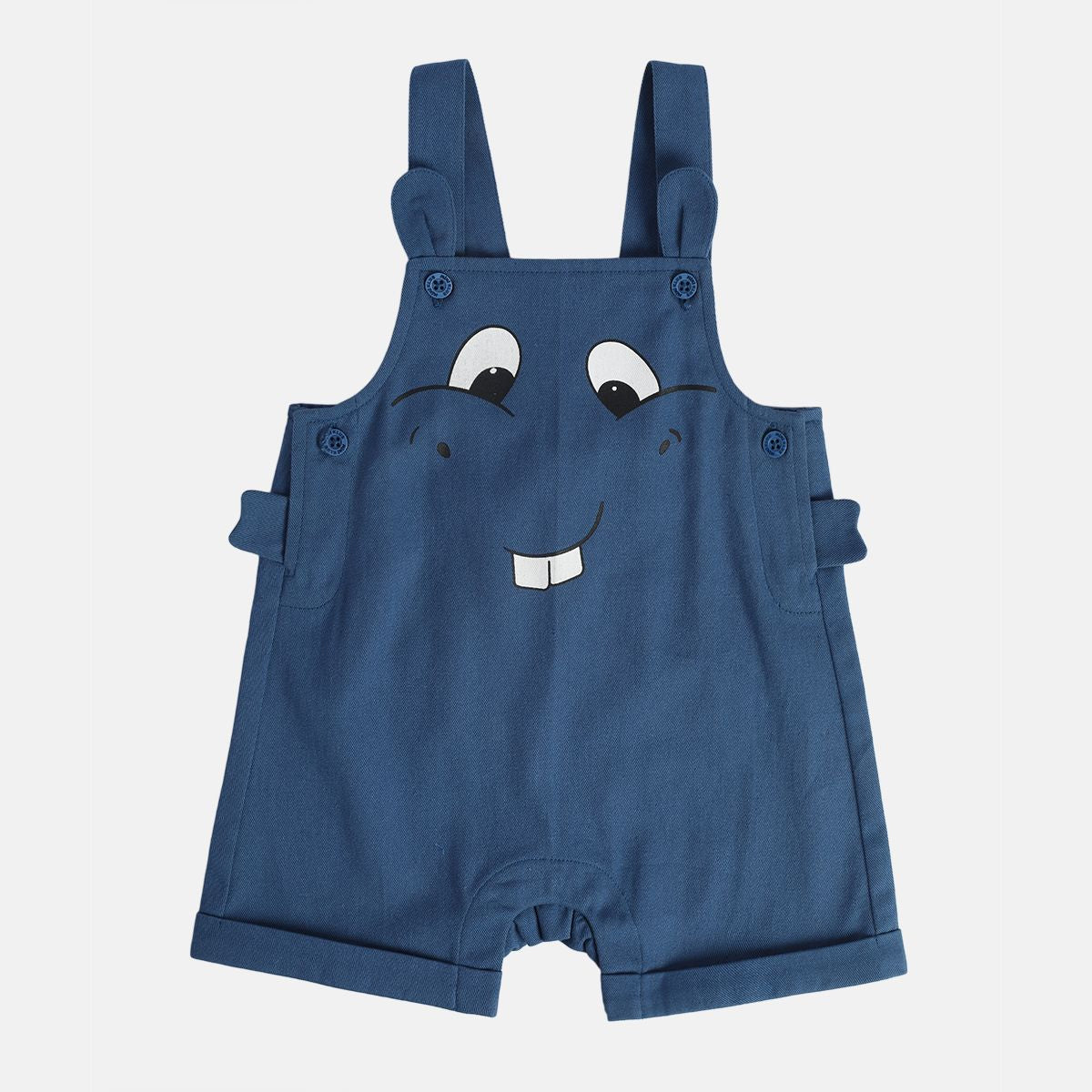 Boys Blue Short Sleeve Dungaree Set