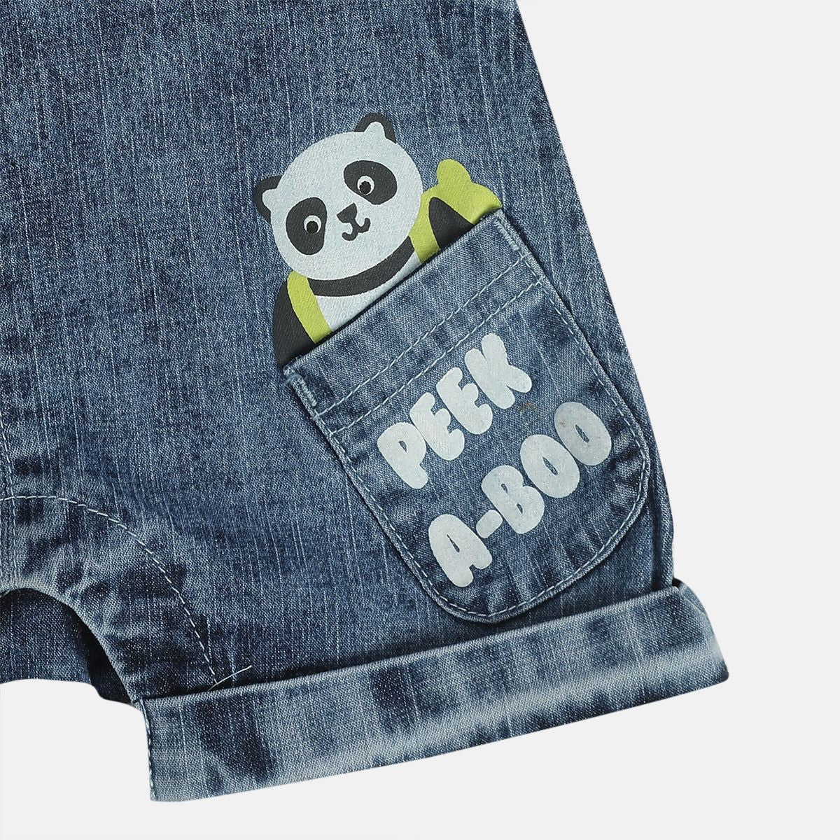 Boys Blue Short Sleeve Dungaree Set