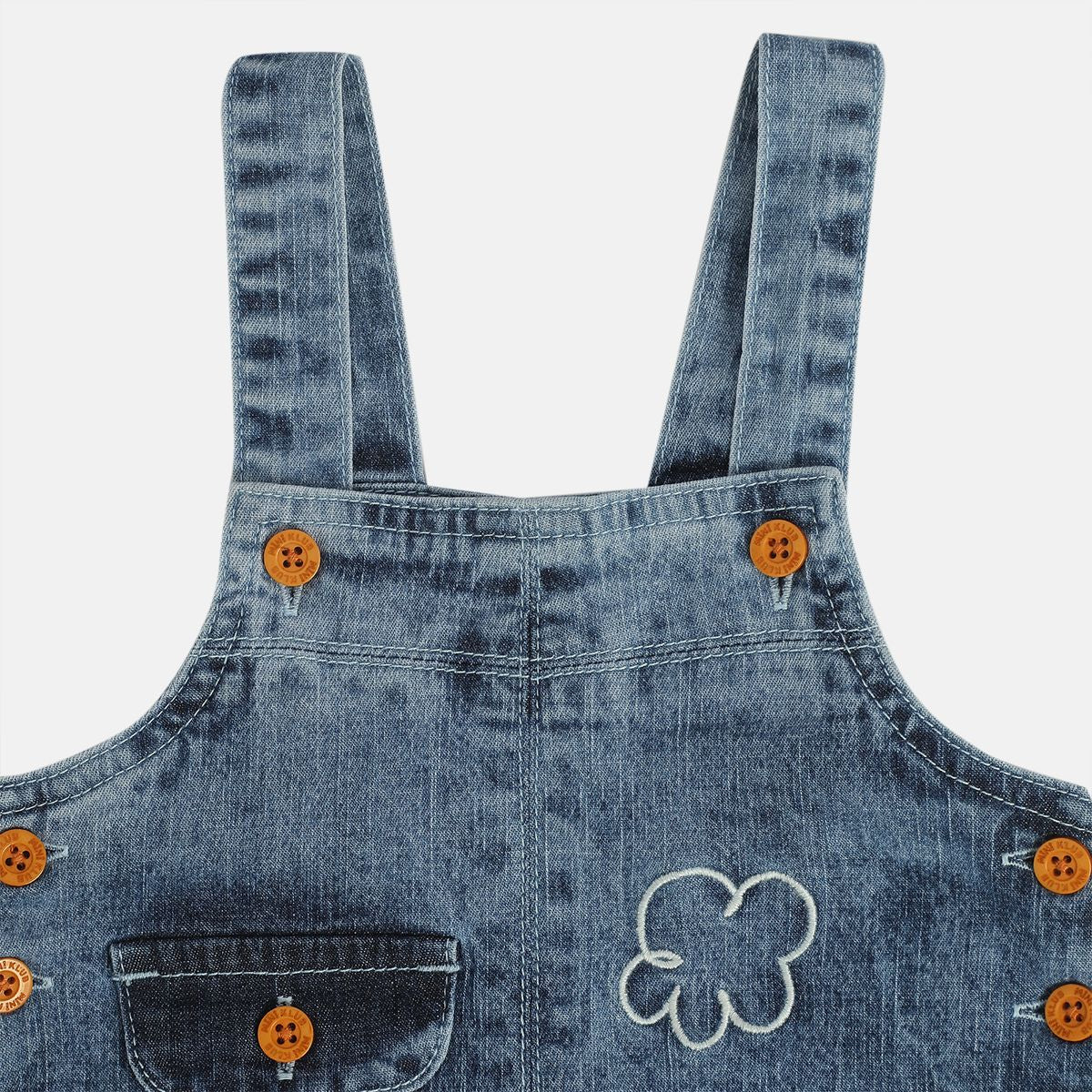 Boys Blue Pack Of 2 Dungaree Set