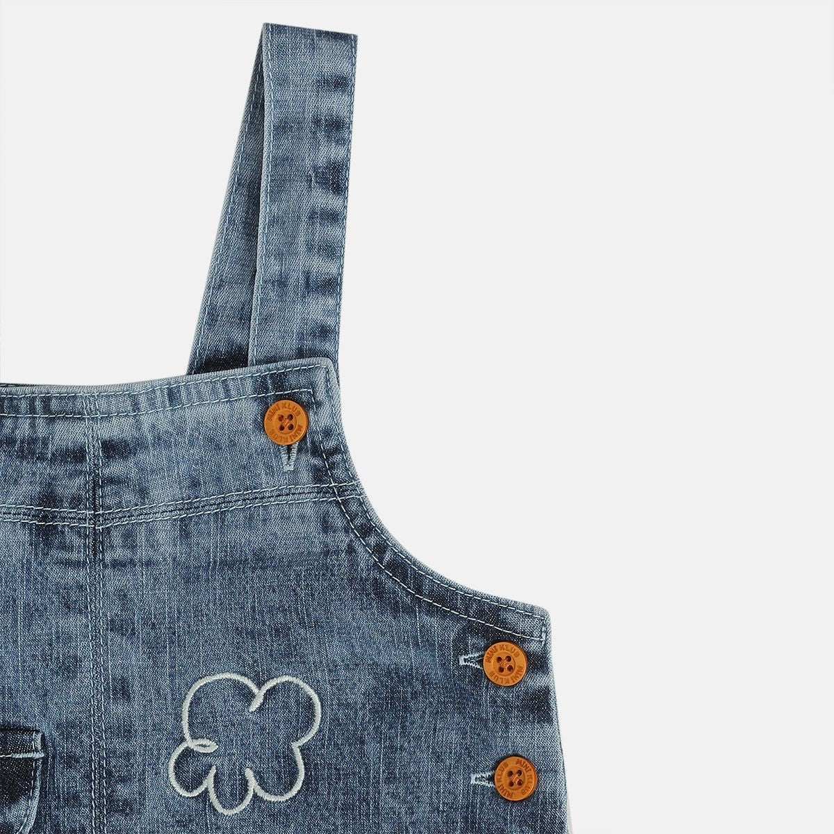 Boys Blue Short Sleeve Dungaree Set