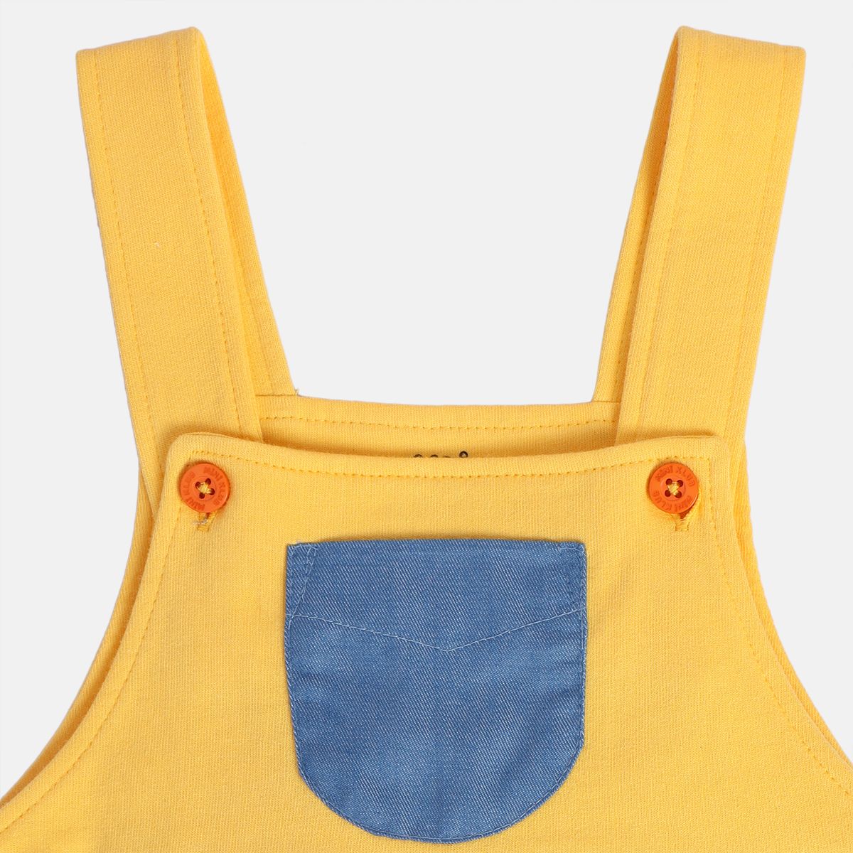 Boys Multi Round Neck Short Sleeve Dungaree Set