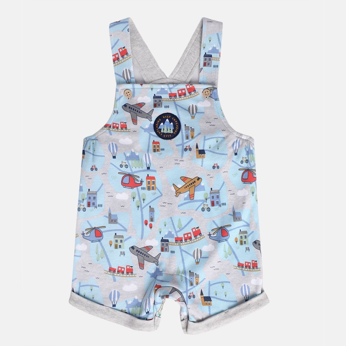 Boys Multi Dungaree Set
