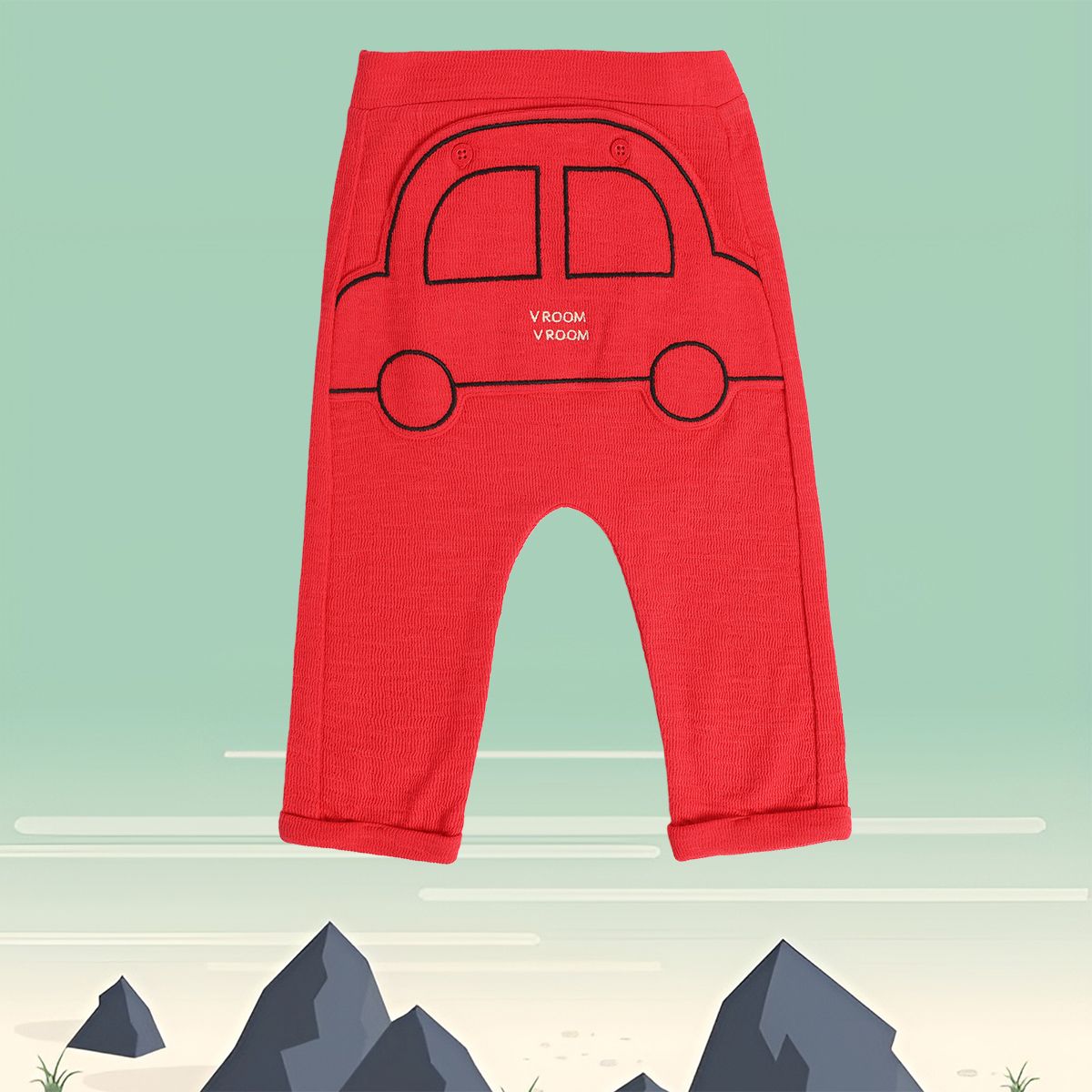 Boys Red Pack Of 1 Jogger