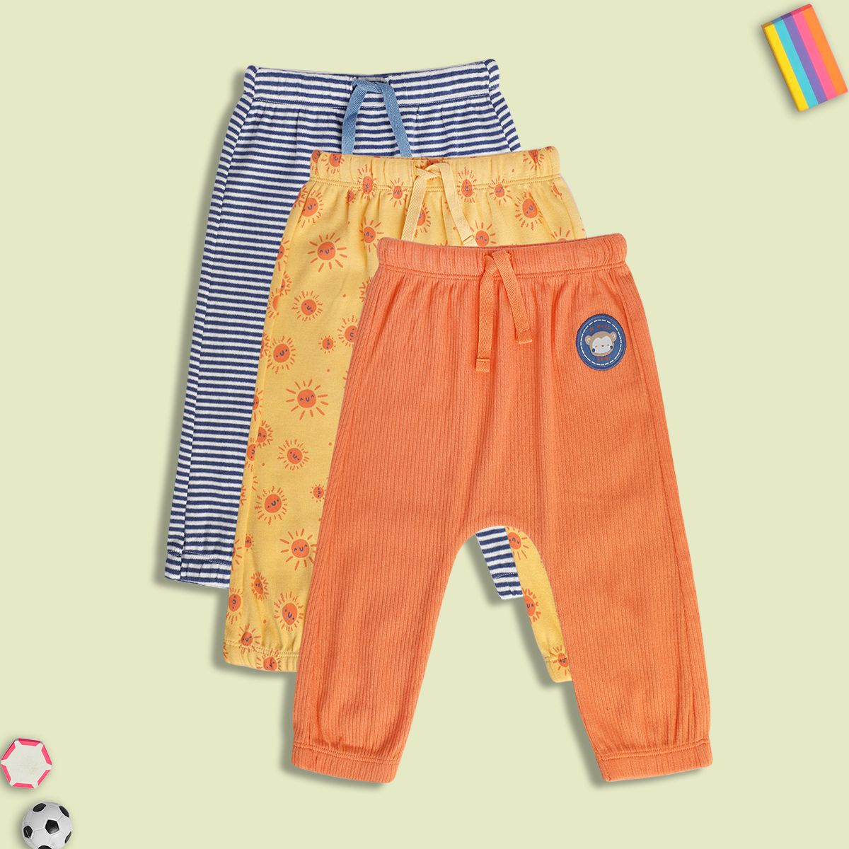 Boys Multi Knit Bottom