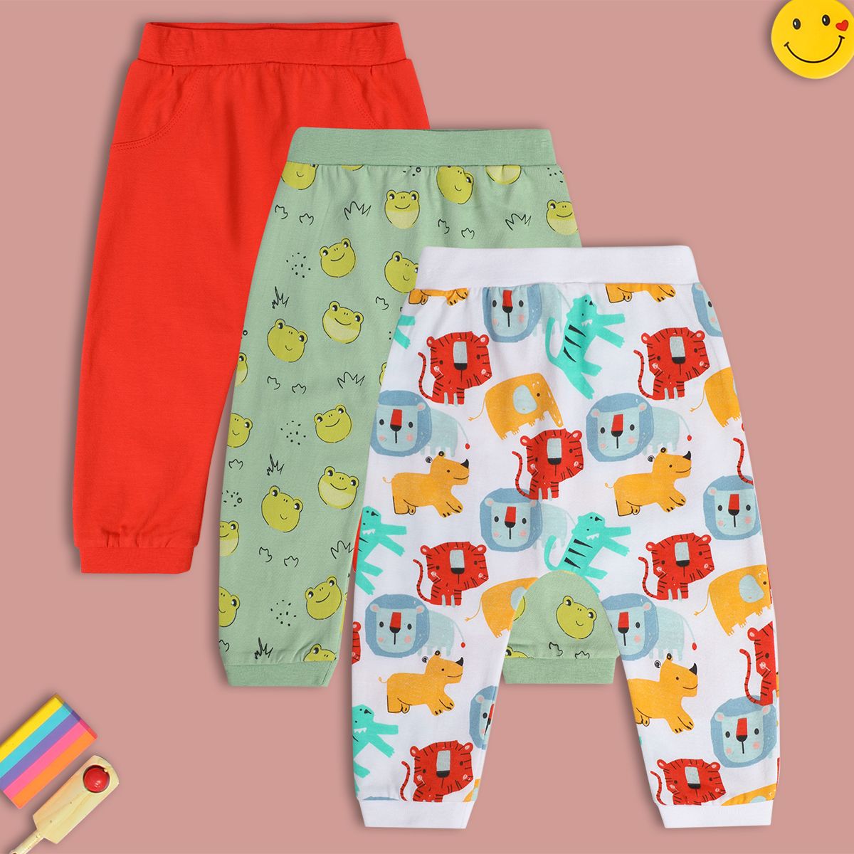 Boys Multi   Knit Bottom